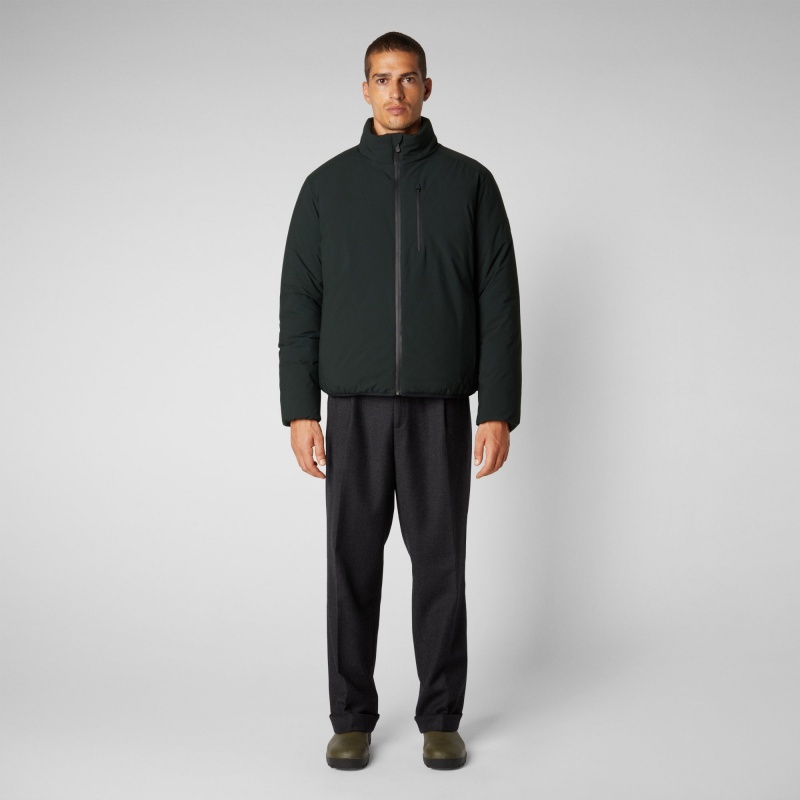 Save The Duck Hyssop Jacket Verde Negras | EAHMD7319