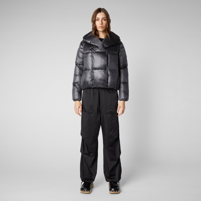 Save The Duck Ishya Puffer Jacket Negras | SDKTG9650