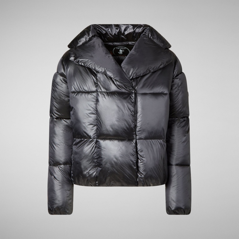Save The Duck Ishya Puffer Jacket Negras | SDKTG9650