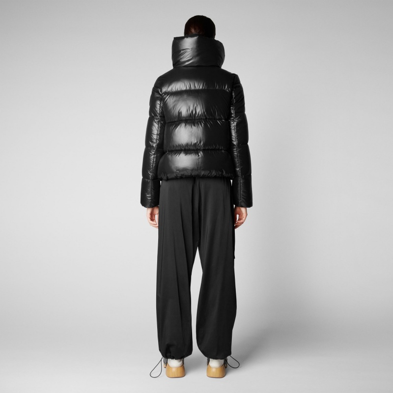 Save The Duck Isla Puffer Jacket Negras | FVTJD2795