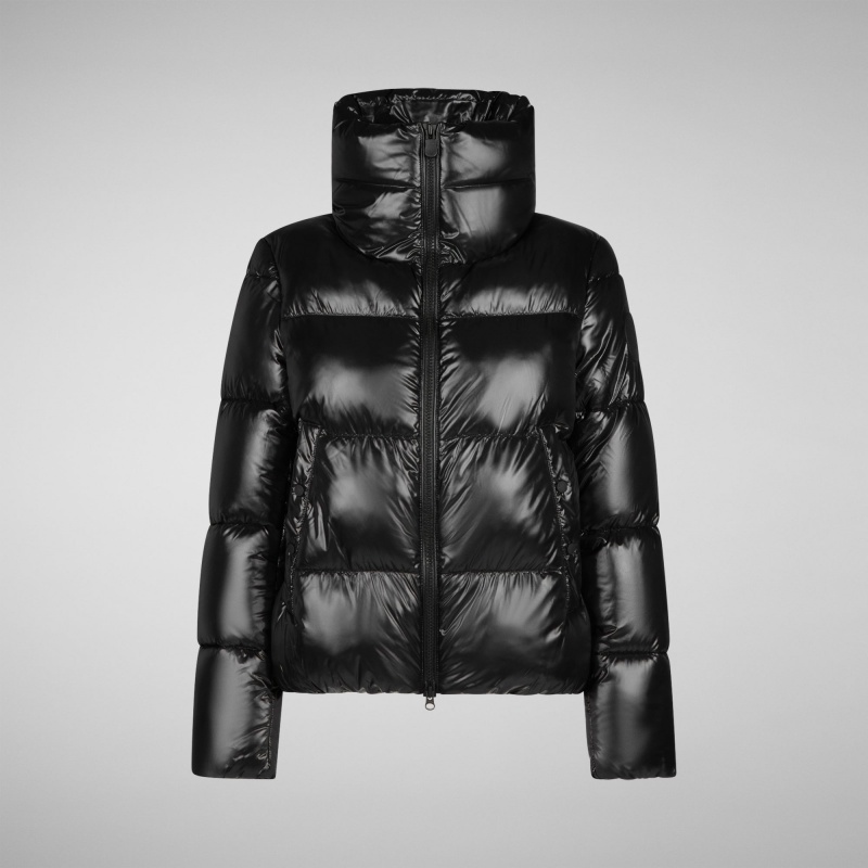 Save The Duck Isla Puffer Jacket Negras | FVTJD2795