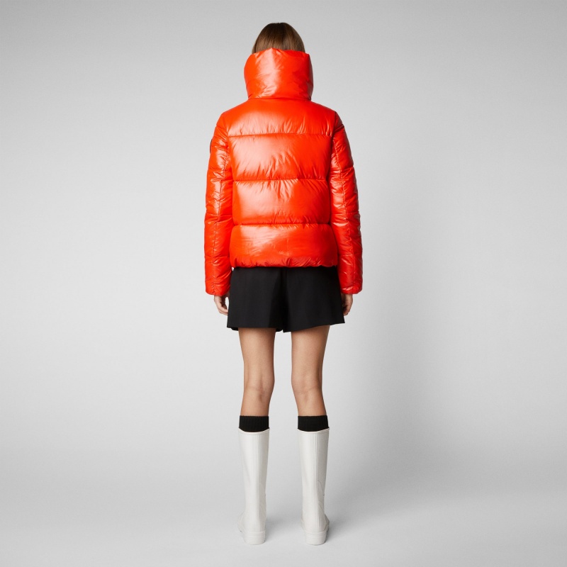 Save The Duck Isla Puffer Jacket Rojas | KBVPH7198