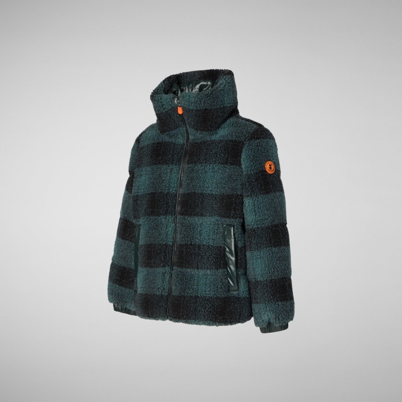 Save The Duck Ixora Jacket Verde | NQOSG9248