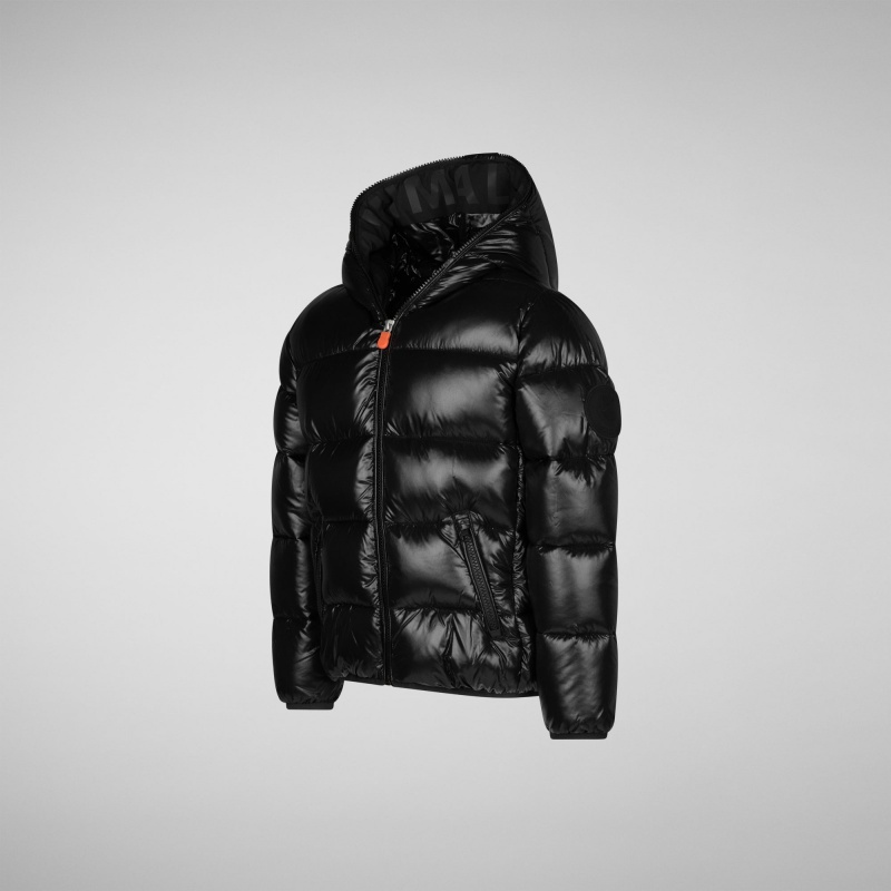 Save The Duck Kate Encapuchado Puffer Jacket Negras | SRQGJ2148