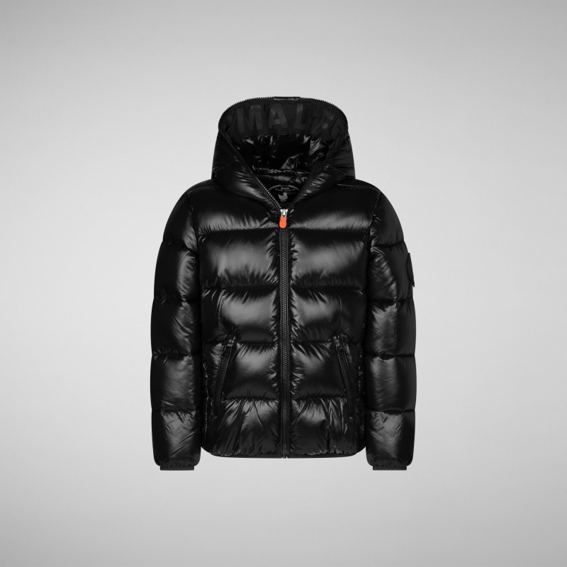 Save The Duck Kate Encapuchado Puffer Jacket Negras | SRQGJ2148