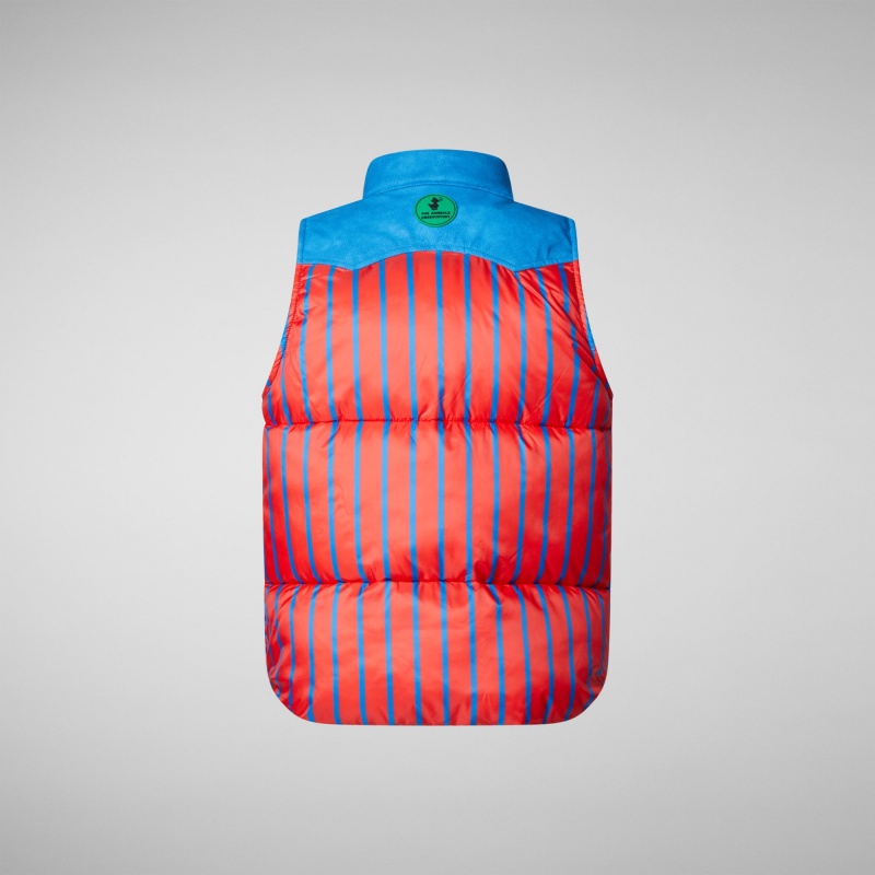 Save The Duck Lemur Puffer Vest Rojas | RLUDN4562