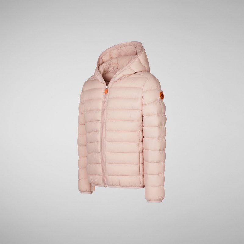 Save The Duck Lily Encapuchado Puffer Jacket Rosas | WGANV0964
