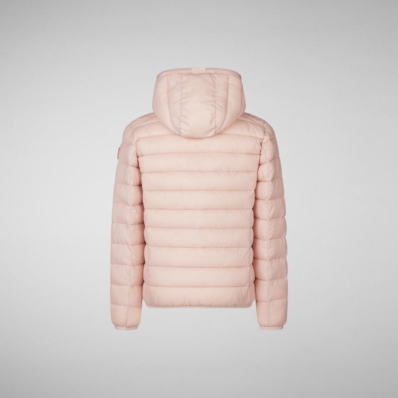 Save The Duck Lily Encapuchado Puffer Jacket Rosas | WGANV0964