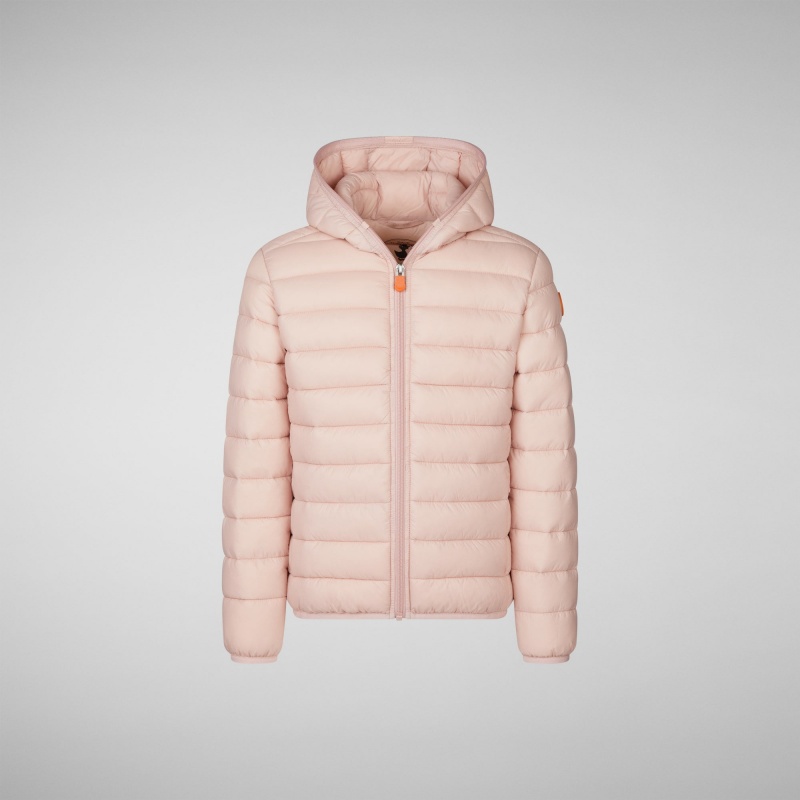Save The Duck Lily Encapuchado Puffer Jacket Rosas | WGANV0964