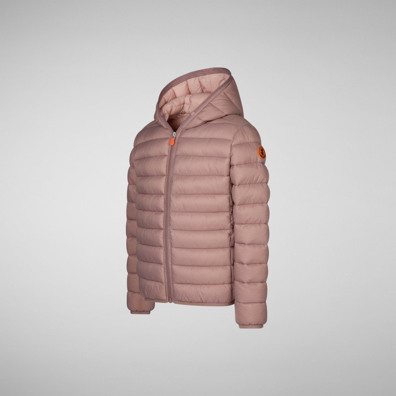 Save The Duck Lily Encapuchado Puffer Jacket Rosas | QMYSZ9145