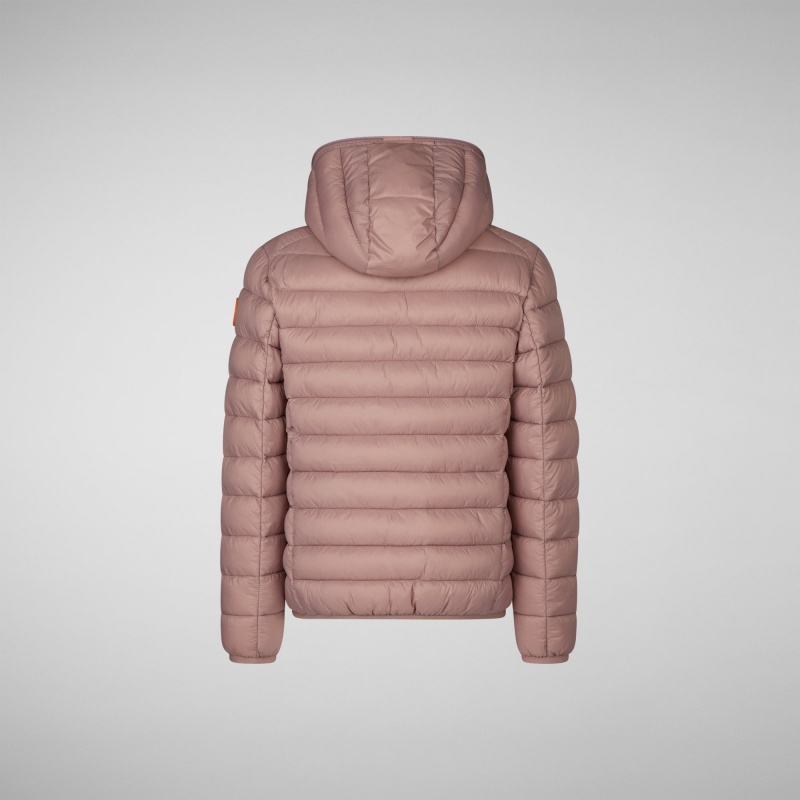 Save The Duck Lily Encapuchado Puffer Jacket Rosas | QMYSZ9145