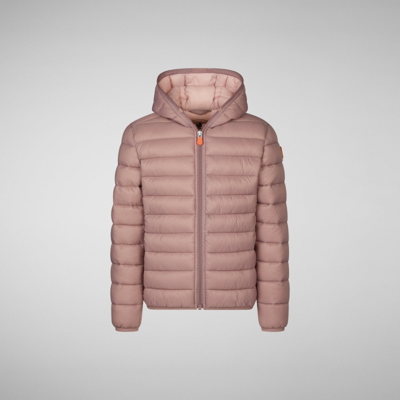 Save The Duck Lily Encapuchado Puffer Jacket Rosas | QMYSZ9145