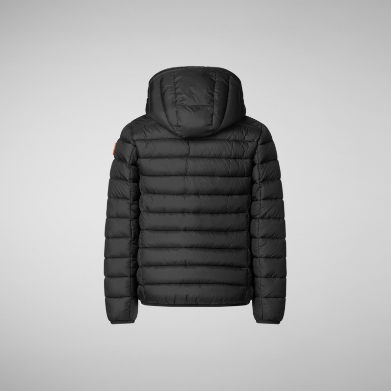 Save The Duck Lily Encapuchado Puffer Jacket Negras | XPMIT7298