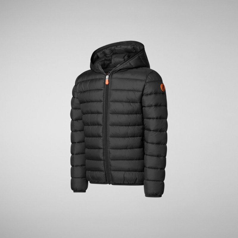 Save The Duck Lily Encapuchado Puffer Jacket Negras | XPMIT7298
