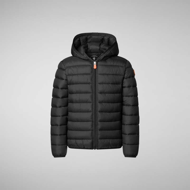Save The Duck Lily Encapuchado Puffer Jacket Negras | XPMIT7298