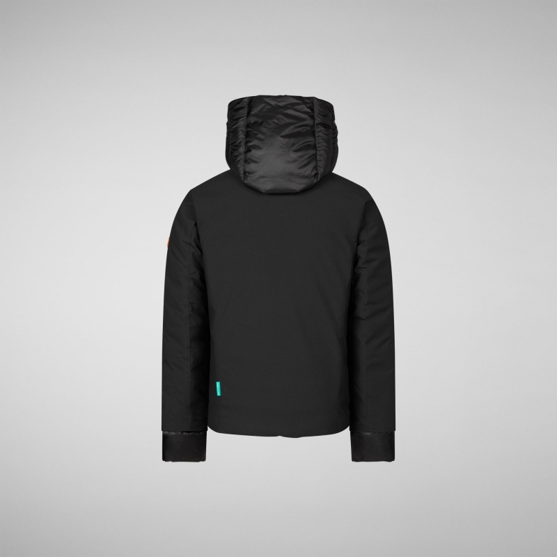 Save The Duck Liri Encapuchado Jacket Negras | EHPBM3095