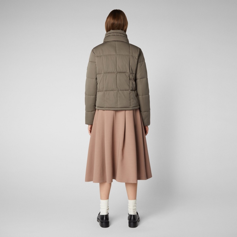 Save The Duck Lobelia Puffer Jacket Gris | HKGCY5927