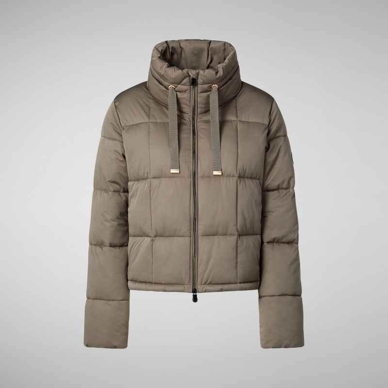 Save The Duck Lobelia Puffer Jacket Gris | HKGCY5927