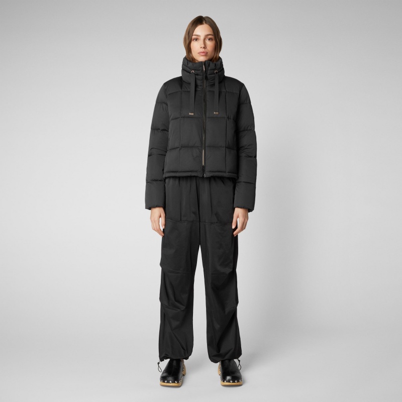 Save The Duck Lobelia Puffer Jacket Negras | MZHYK2748