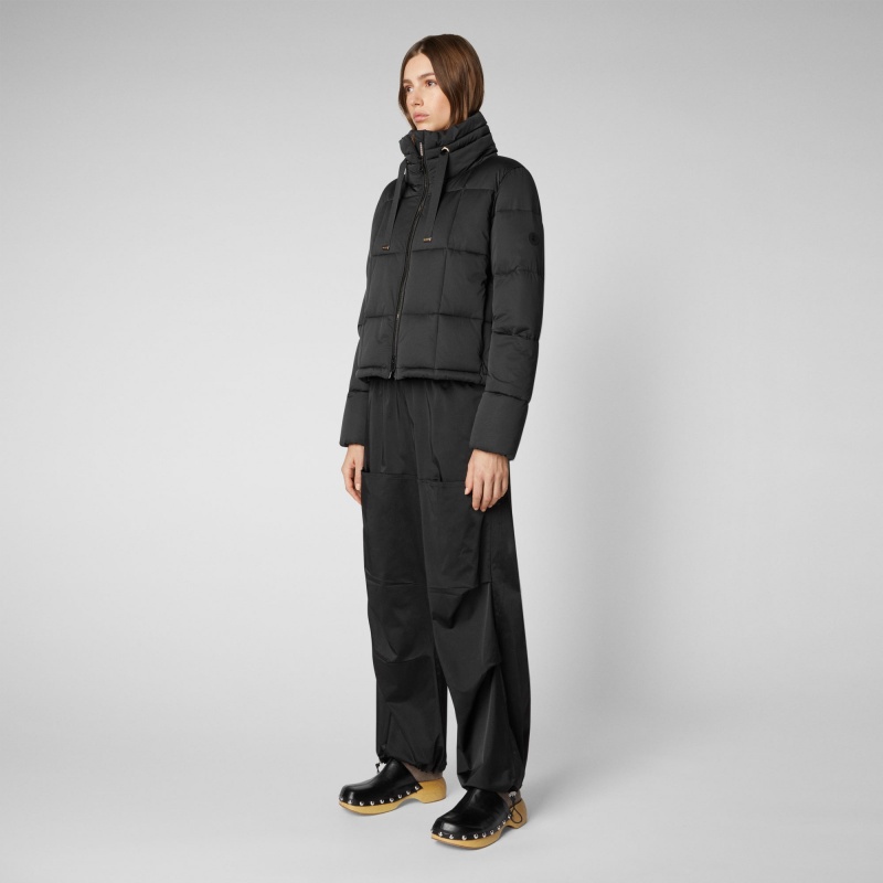 Save The Duck Lobelia Puffer Jacket Negras | MZHYK2748