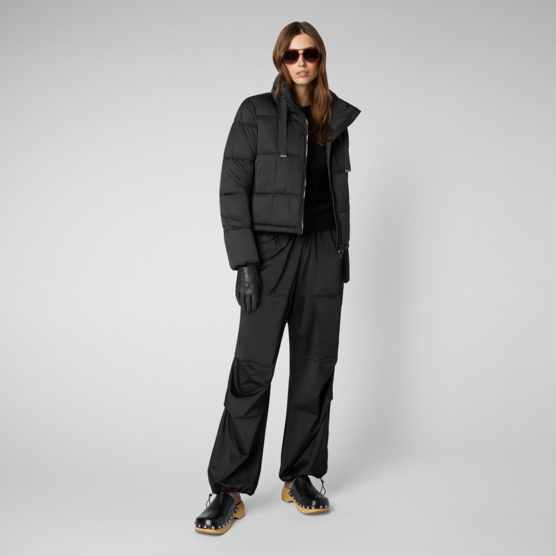 Save The Duck Lobelia Puffer Jacket Negras | MZHYK2748