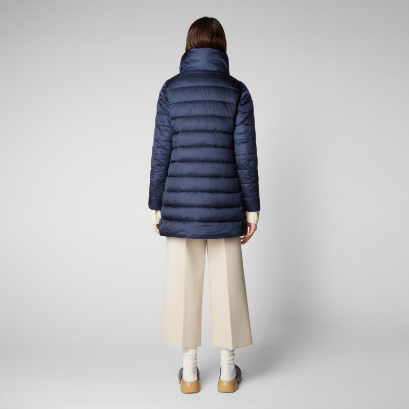 Save The Duck Lydia Puffer Coat Azules Negras | BZLRO7825