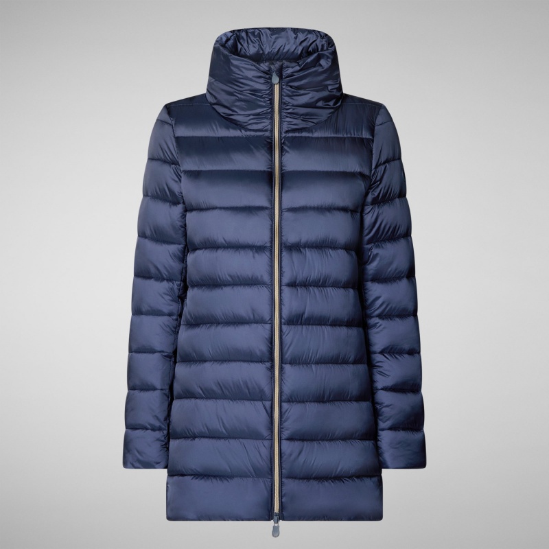Save The Duck Lydia Puffer Coat Azules Negras | BZLRO7825