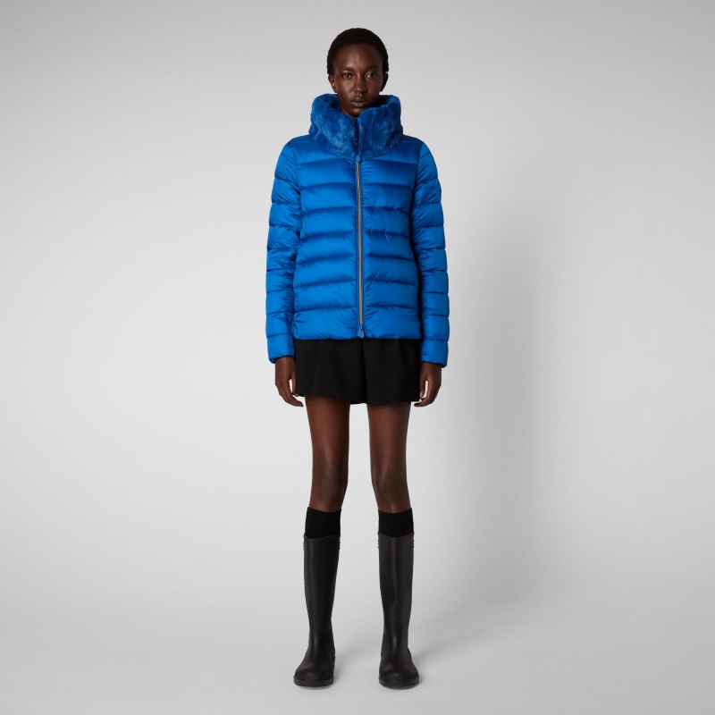 Save The Duck Mei Puffer Jacket Azules | ADPXB6275