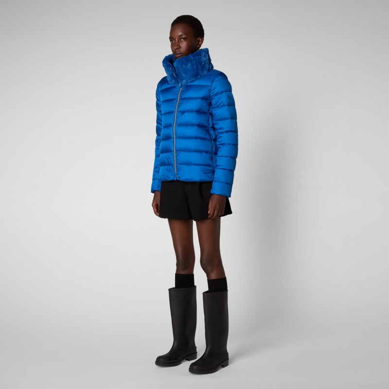 Save The Duck Mei Puffer Jacket Azules | ADPXB6275