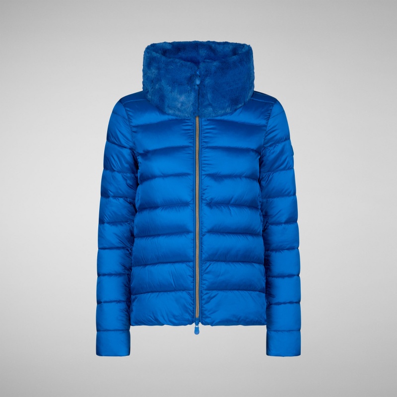 Save The Duck Mei Puffer Jacket Azules | ADPXB6275