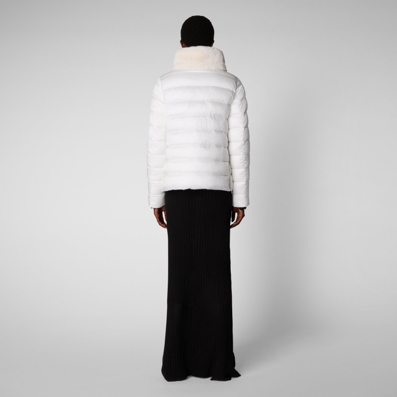 Save The Duck Mei Puffer Jacket Blancas | YTWGI9462