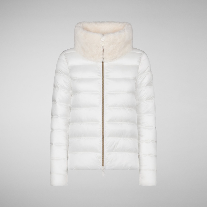 Save The Duck Mei Puffer Jacket Blancas | YTWGI9462