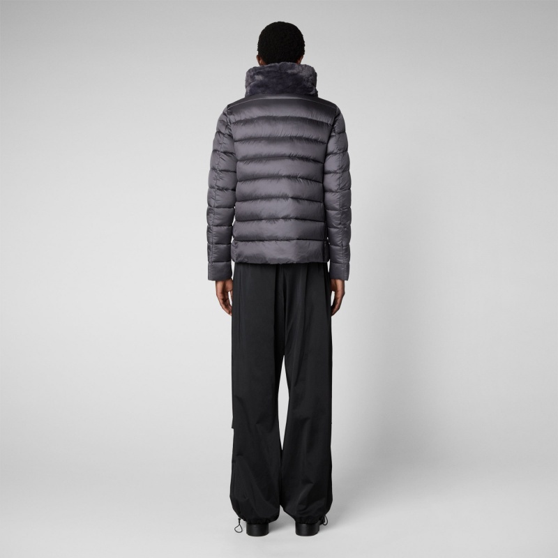 Save The Duck Mei Puffer Jacket Moradas | MGQRK3760