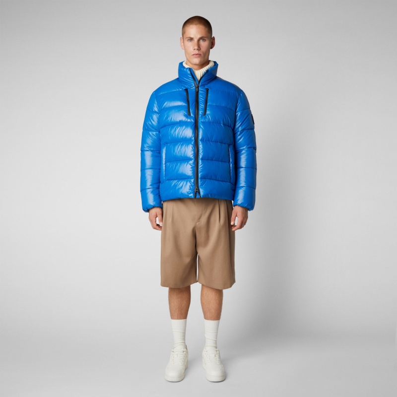 Save The Duck Mitch Puffer Jacket Azules | RCLMX3084