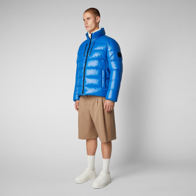 Save The Duck Mitch Puffer Jacket Azules | RCLMX3084