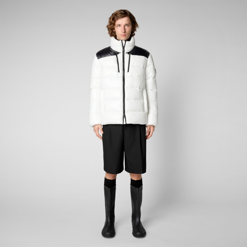 Save The Duck Mitch Puffer Jacket Blancas | OVBED9483