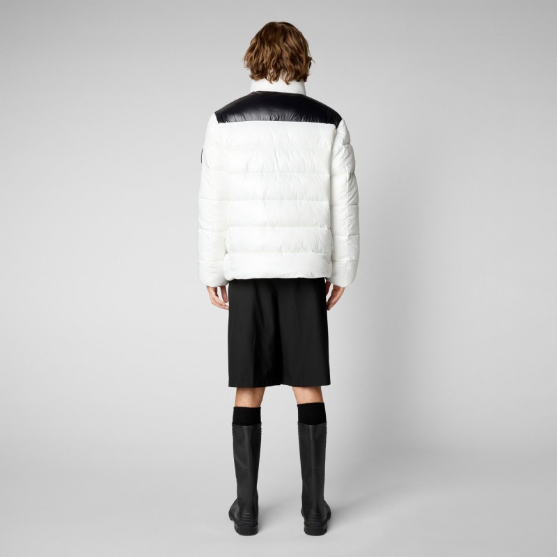 Save The Duck Mitch Puffer Jacket Blancas | OVBED9483