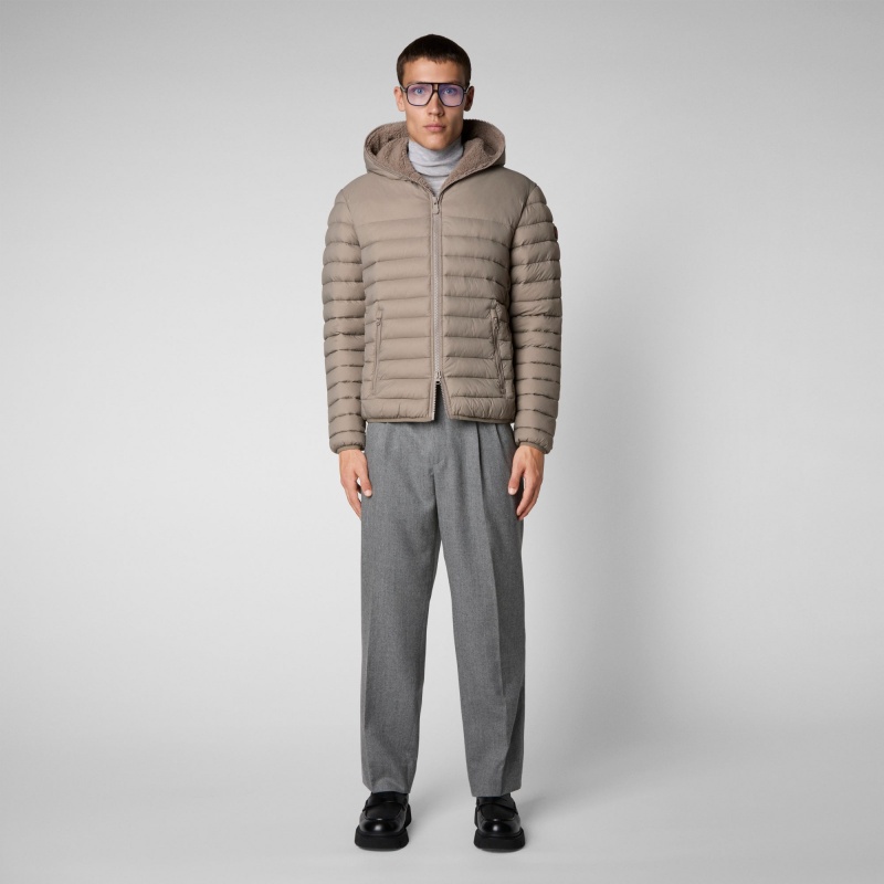 Save The Duck Morus Encapuchado Jacket Gris | IPXSO2341