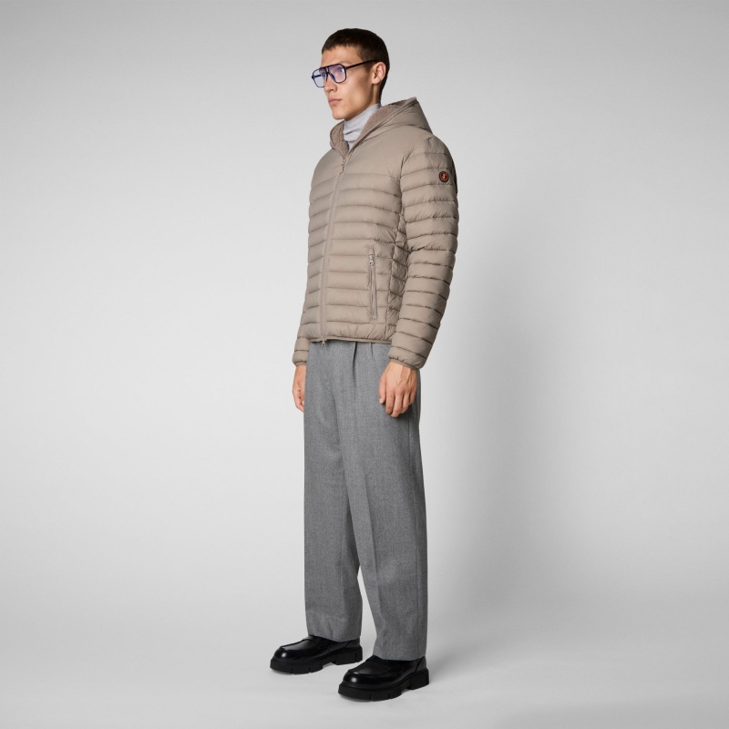 Save The Duck Morus Encapuchado Jacket Gris | IPXSO2341