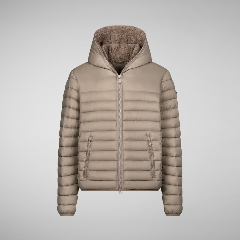 Save The Duck Morus Encapuchado Jacket Gris | IPXSO2341