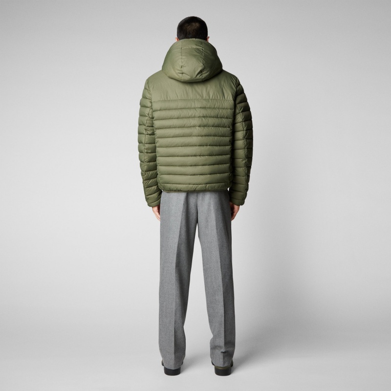 Save The Duck Morus Encapuchado Jacket Verde | JMZFK9650