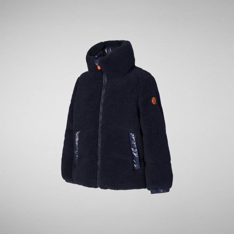 Save The Duck Onis Puffer Jacket Azules Negras | MJCXK8169