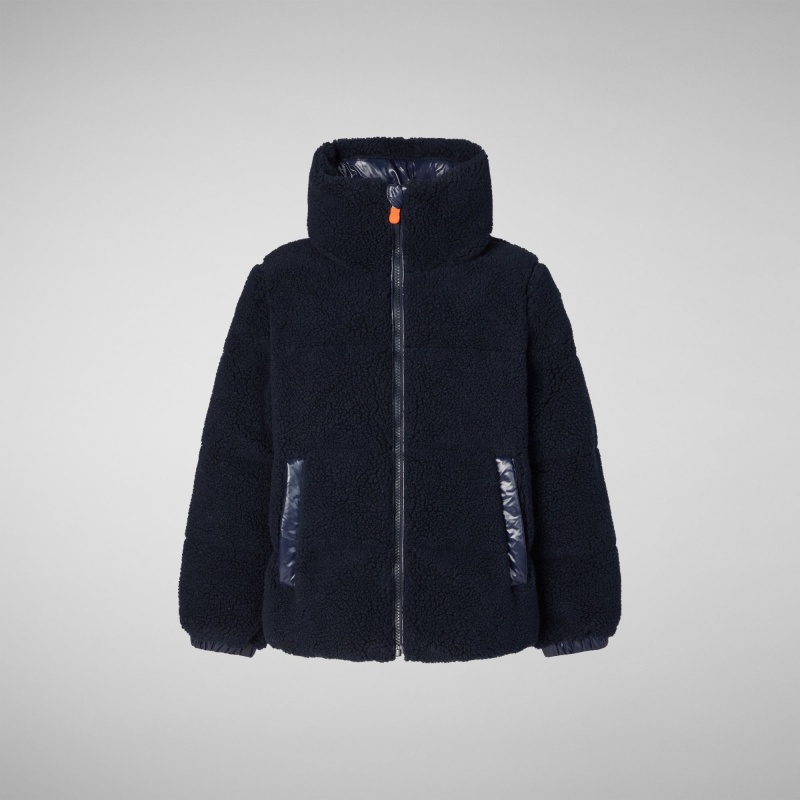 Save The Duck Onis Puffer Jacket Azules Negras | MJCXK8169