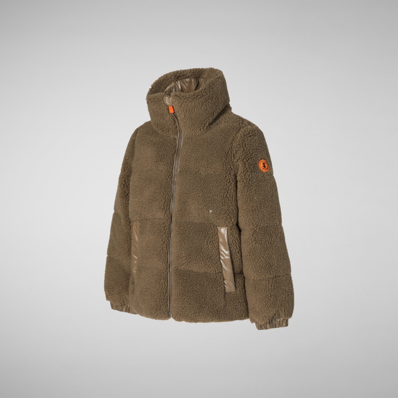Save The Duck Onis Puffer Jacket Gris | CIBRN4301