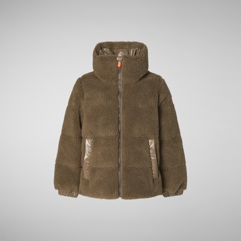 Save The Duck Onis Puffer Jacket Gris | CIBRN4301