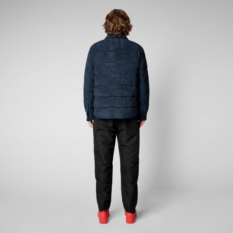 Save The Duck Phytum Jacket Azules Negras | FZHOQ2879