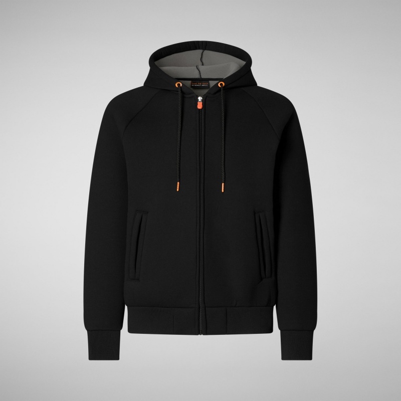 Save The Duck Pileus Hoodie Negras | JFUED6937
