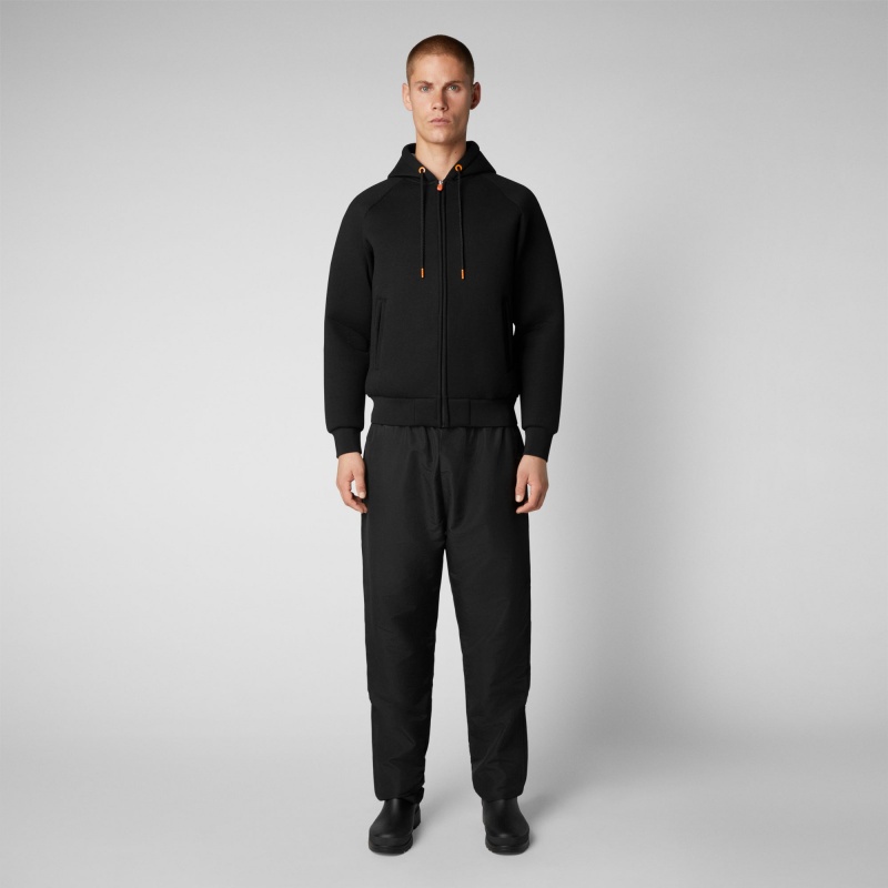 Save The Duck Pileus Hoodie Negras | JFUED6937