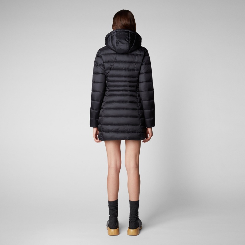 Save The Duck Reese Encapuchado Puffer Coat Negras | GMBIZ4796