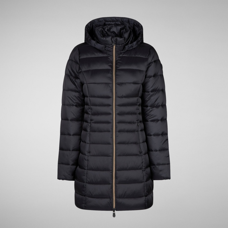 Save The Duck Reese Encapuchado Puffer Coat Negras | GMBIZ4796